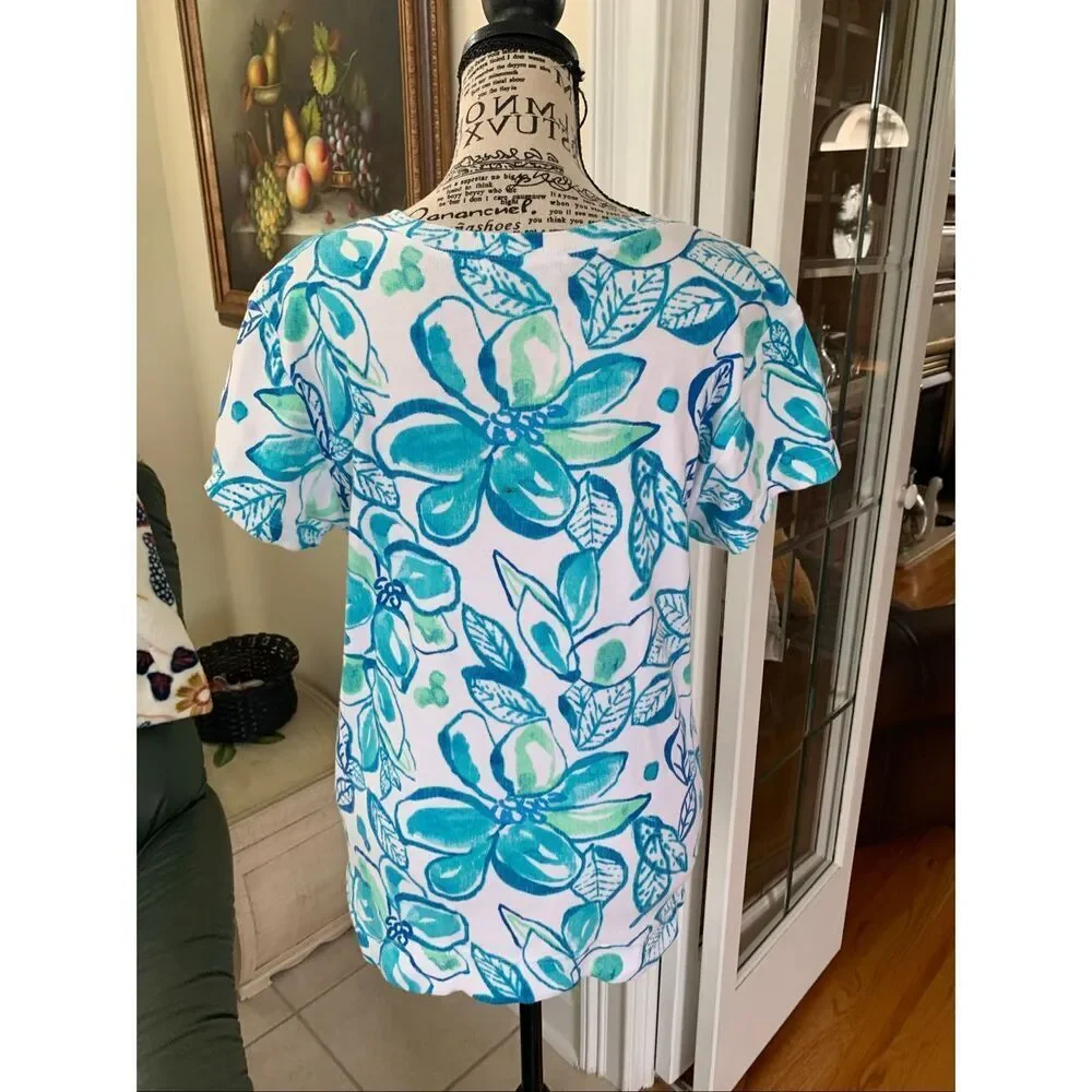 Fresh Produce Tahitian Flower Embrace Me Floral White Tee - Picture 3 of 9